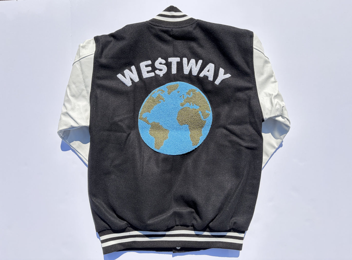 Letterman's Jacket — Black/White
