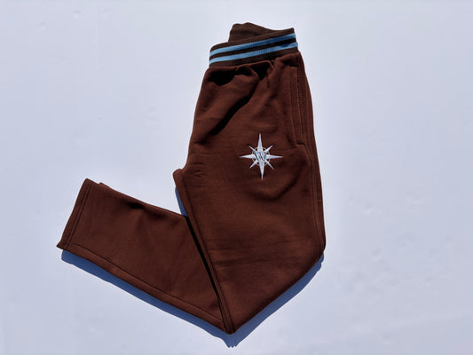 Sweatpants — Brown/Blue
